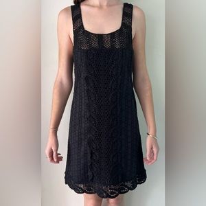 Calypso st. Barth black crochet dress
